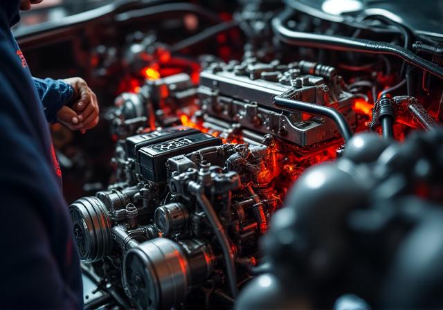 JDMエンジンのチューニング作業風景