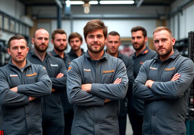 Equipo de mecánicos especializados de DuneDrive Customs