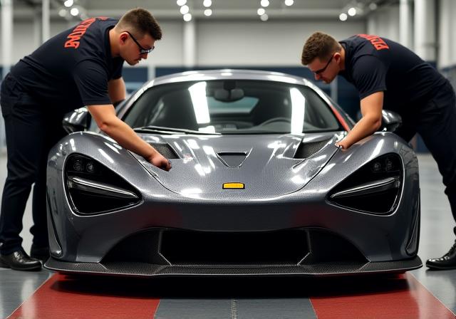 ワイドボディキットの装着プロセス